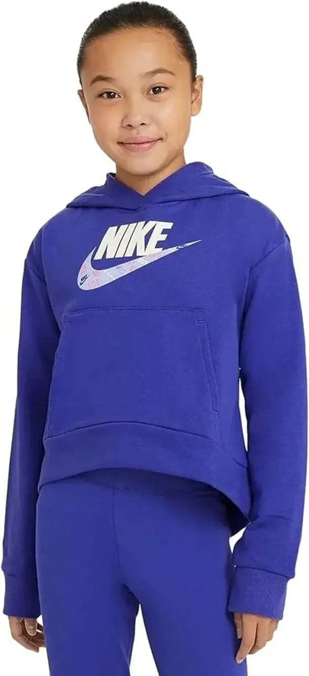 NWT❤️Nike Girls' Sportswear 2piece Club Fleece Pullover Hoodie andJogger Set szL